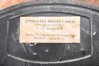 MONTE-CARLO: A 1978 'RALLYE MONTE-CARLO' steel rally plate - 2