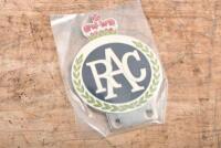 RAC UK: An enameled plated on brass Royal Automobile Club of UK grille badge