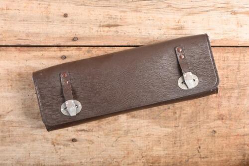 TOOL BAG: A circa 1950s/1960s dark brown tool bag for luxury marques. Unused condition