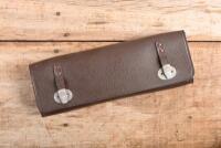 TOOL BAG: A circa 1950s/1960s dark brown tool bag for luxury marques. Unused condition
