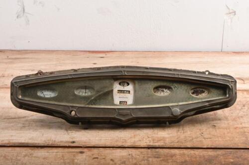 DASHBOARD GAUGES: A circa 1920s - 1940s Stewart Warner set of dashboard mounted gauges for a vintage American car