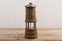 LANTERN: A rare brass Welsh CYMRU Reuge Miner's Lantern Music Box - "We'll Keep a Welcome"