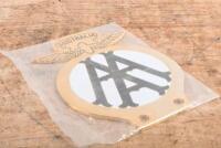 AUTOMOBILE ASSOCIATION: An enamel on brass Automobile Association of Australia grille badge - 2