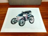 PORSCHE: A 1963 original Porsche Factory Art Portfolio of 18 coloured prints. - 5