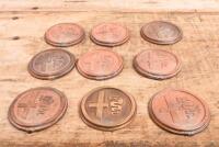 ALFA ROMEO: A group of interesting Alfa Romeo medallion style 'pre enameling stage' badges - 2