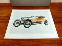 PORSCHE: A 1963 original Porsche Factory Art Portfolio of 18 coloured prints. - 8