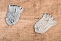 BERTONE:&nbsp;A pair of Silver Bertone&nbsp;'B' badges to suit Alfa Romeo 101 Series Sprints and Sprint Speciales. - 2