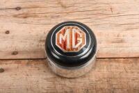 MG: An MG badge and steering boss. Possibly for MGA
