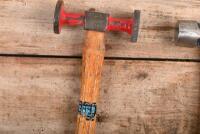 HAMMERS: Three hammers. One claw, peen (Turner), and cobbler (Sykes) hammers - 2