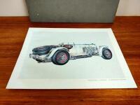 PORSCHE: A 1963 original Porsche Factory Art Portfolio of 18 coloured prints. - 13