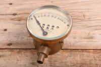 SPEEDOMETER: A brass speedometer by JOS. W. JONES. Patented Sept.22.1908. Stamped '171219' to face