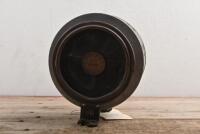 SIREN: An early French LUCIFER M & B mechanical siren with patterned brass casing