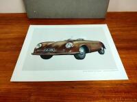 PORSCHE: A 1963 original Porsche Factory Art Portfolio of 18 coloured prints. - 18