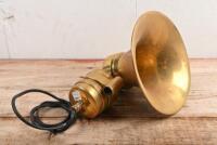 BRASS HORN: An impressive electric brass horn, marked 'NB 5089 - 1908 - NR 1114'