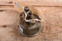 VDO: A VDO oil gauge, dated '6.63'. lbs./sq.inch. - 2