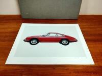 PORSCHE: A 1963 original Porsche Factory Art Portfolio of 18 coloured prints. - 22