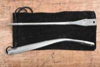 MERCEDES-BENZ: A Mercedes-Benz SL 107 convertible roof release handles set