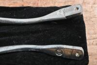 MERCEDES-BENZ: A Mercedes-Benz SL 107 convertible roof release handles set - 2