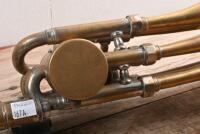 HORN: A exceptional circa 1910 Cicca (France) eighth-note brass trumpet horn "Le Testophone" model - 3