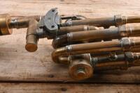 HORN: A exceptional circa 1910 Cicca (France) eighth-note brass trumpet horn "Le Testophone" model - 5