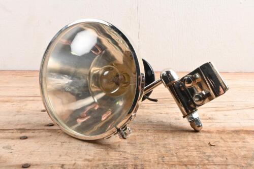 LIGHT: A 1920s/1930s fully adjustable, fully restored PHARES AUTEROCHE light with rear view mirror