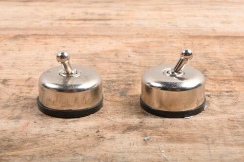 DASHBOARD SWITCHES: Two vintage and veteran on/off dashboard switches
