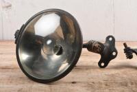 SPOTLIGHTS: A pair of circa 1920s - 1930s fully adjustable spotlights with mounting bracket - 2