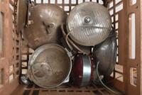 HEAD LAMPS: A box of headlamps, predominantly manufactured by LUCAS - 2