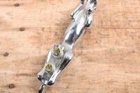 JAGUAR: An original, mint condition, genuine Jaguar sedan cars leaper mascot. 19 cm in length - 2