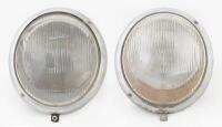 356: A pair of Porsche 356 headlamp assemblies and lenses
