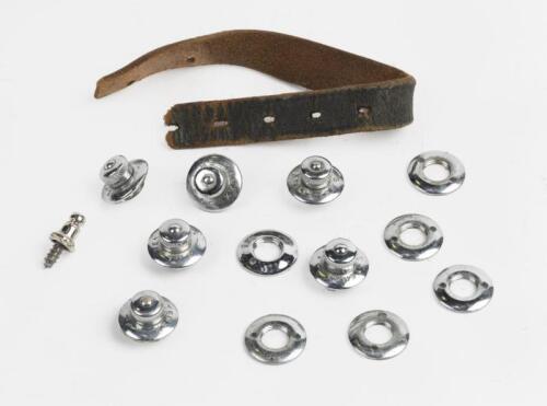 PORSCHE: A quantity of press studs suitable for convertible Porsche roof top