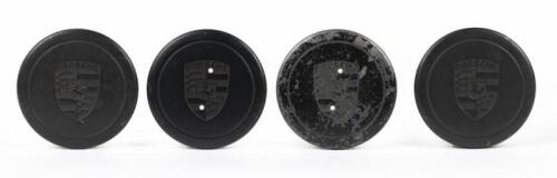 911: A set of black Porsche 911 Fuchs centre wheel covers