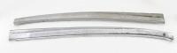 911: A set of Porsche 911 1963-1967 rear quarter glass chrome mouldings