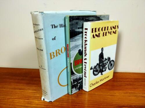 BROOKLANDS: Three books relating to Brooklands motor course