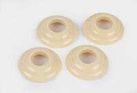 356: Four bakelite window crank handle bases suited to Porsche 356/356 Pre A