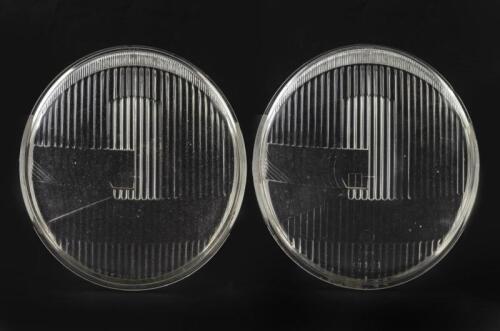 PORSCHE: Two HELLA headlight lenses. Part Numbers '9001 38' & '10-80095