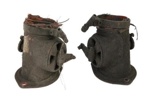 911: A pair of circa 1964 - 1969 Porsche 911 left and right heater flaps