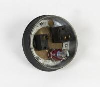 GAUGE INSERT: A gauge insert with warning light and two on-off switches - 2