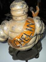 MICHELIN COMPRESSOR: An original 1930's Michelin iron air compressor - 9