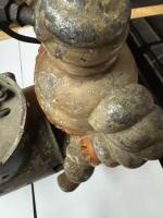 MICHELIN COMPRESSOR: An original 1930's Michelin iron air compressor - 11