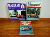 MASERATI: Three books on Maserati