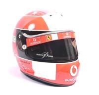 SCHUMACHER: A MEMENTO EXCLUSIVES replica SCHUBERTH RF1 Michael Schumacher Formula 1 Official Show/Replica Helmet (SCH217) in Ferrari, vodafone livery. CoA's - 5