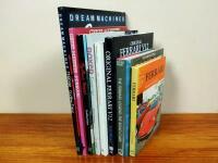 FERRARI: Eight hardcover Ferrari books covering the Ferrari.