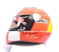 SCHUMACHER: A MEMENTO EXCLUSIVES replica SCHUBERTH RF1 Michael Schumacher Formula 1 Official Show/Replica Helmet (SCH217) in Ferrari, vodafone livery. CoA's - 12