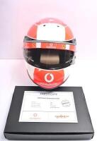 SCHUMACHER: A MEMENTO EXCLUSIVES replica SCHUBERTH RF1 Michael Schumacher Formula 1 Official Show/Replica Helmet (SCH217) in Ferrari, vodafone livery. CoA's - 14