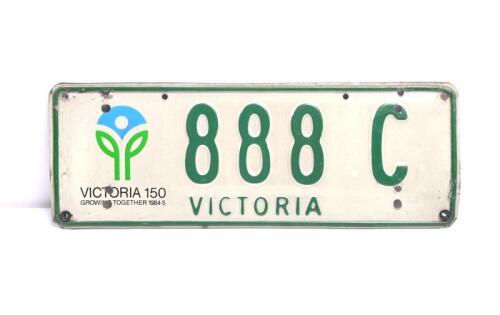 Victorian Special Interest Commemorative plates '888 C', sold with rights to display