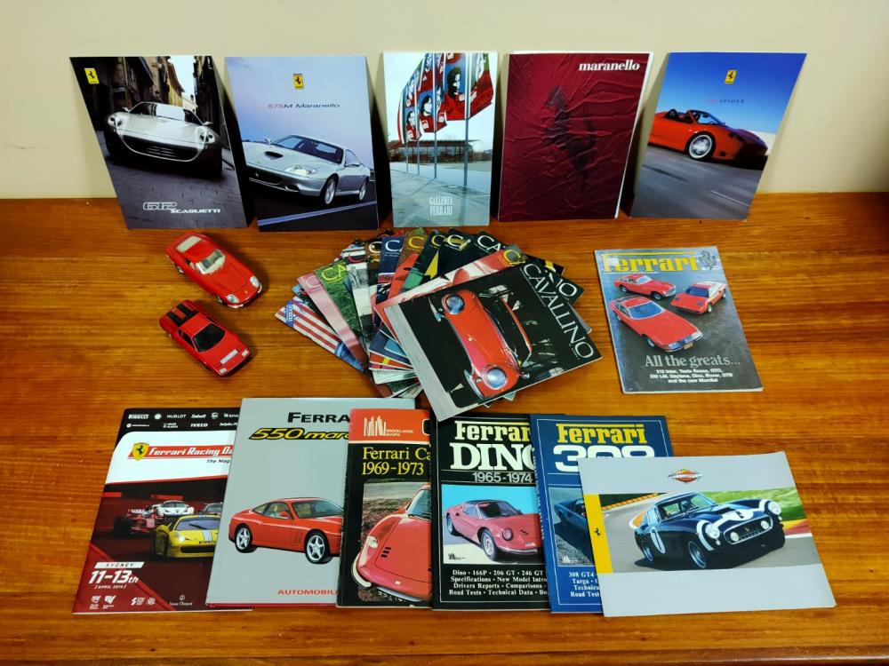 FERRARI: A collection of Ferrari literature and models - Price Estimate: $100 - $200