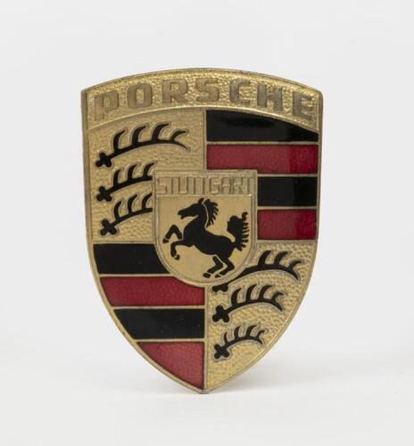 911 BADGE: An original Porsche 911 hood badge (PART NO 901 559 210 20) in brass