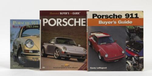 PORSCHE: Three softcover Porsche Buyer's Guides. 'Illustrated BUYER'S GUIDE - PORSCHE' by Dean Batchelor