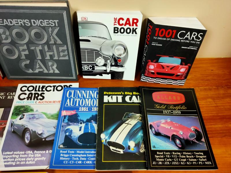 A group of approximately 16 books relating to classic cars - Price ...